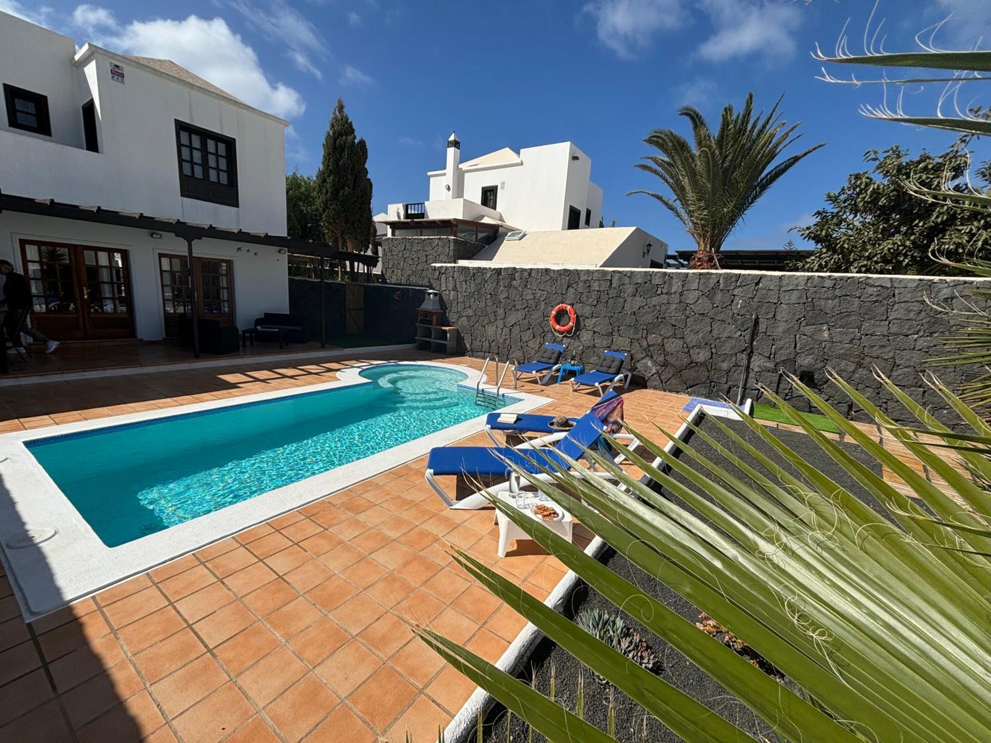 Villa Adel 56, Private Heated Pool, Parking Playa Blanca  Exteriér fotografie